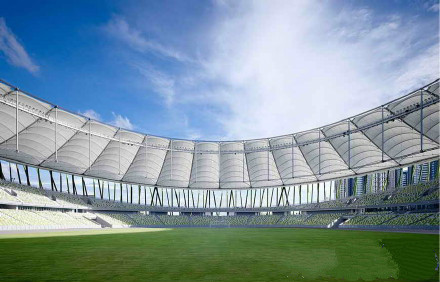 膜結(jié)構(gòu)體育場館，體現(xiàn)舉重若輕“素顏”美